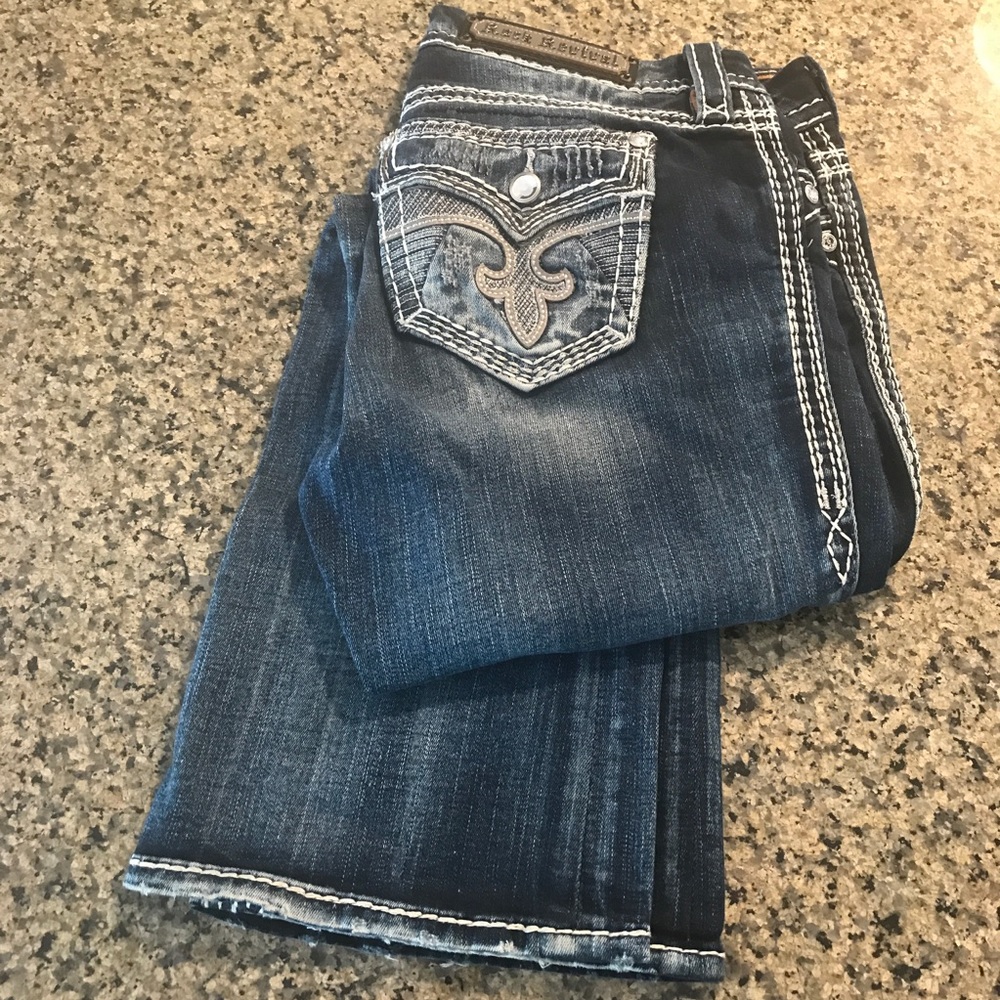 Rock Revival Boot-Cut Rima with Rhinestones